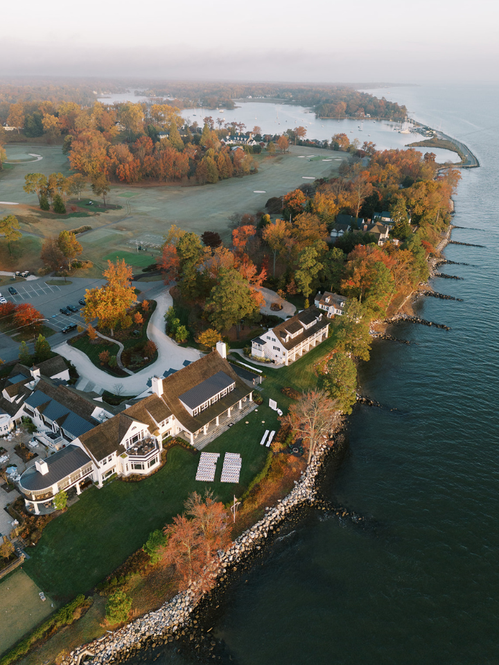 Aerial Shot of Gibson Island Country Club