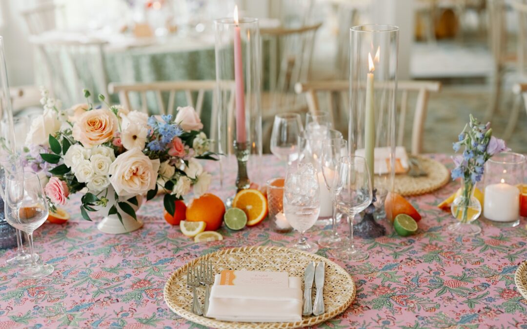 Colorful Garden Wedding at Gibson Island Club